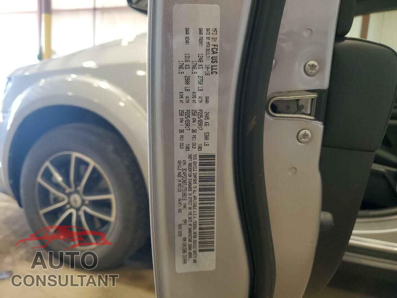 DODGE JOURNEY 2018 - 3C4PDCAB7JT518616