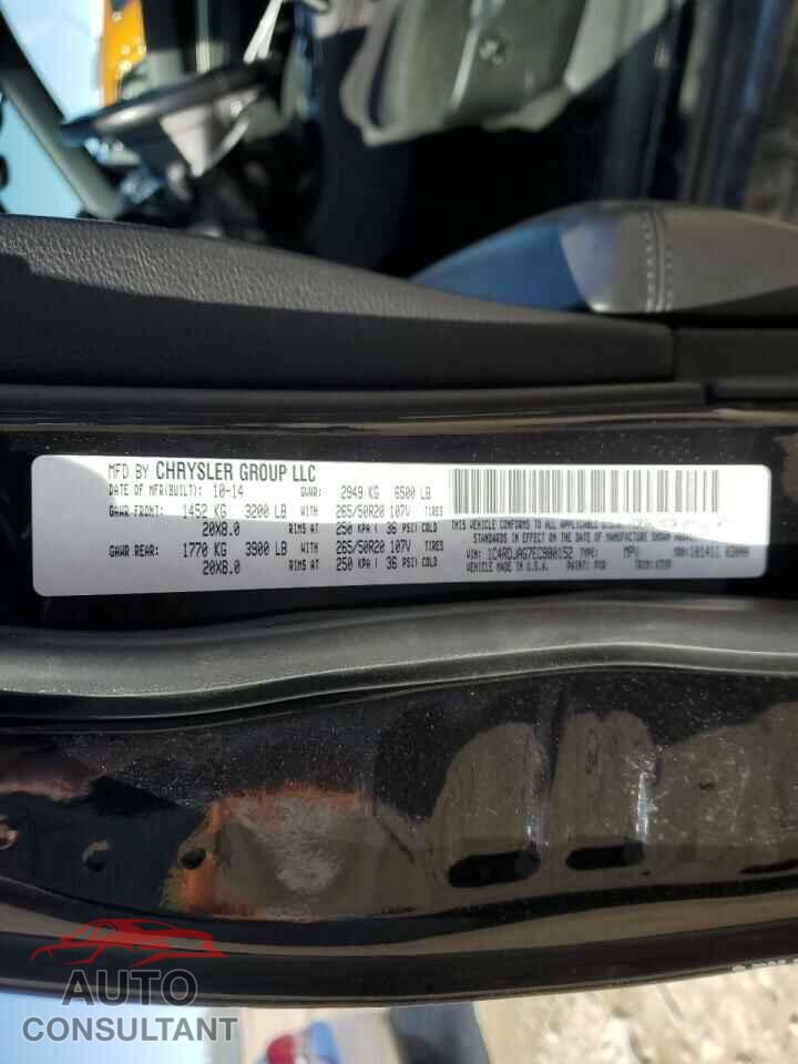 DODGE DURANGO 2014 - 1C4RDJAG7EC980152