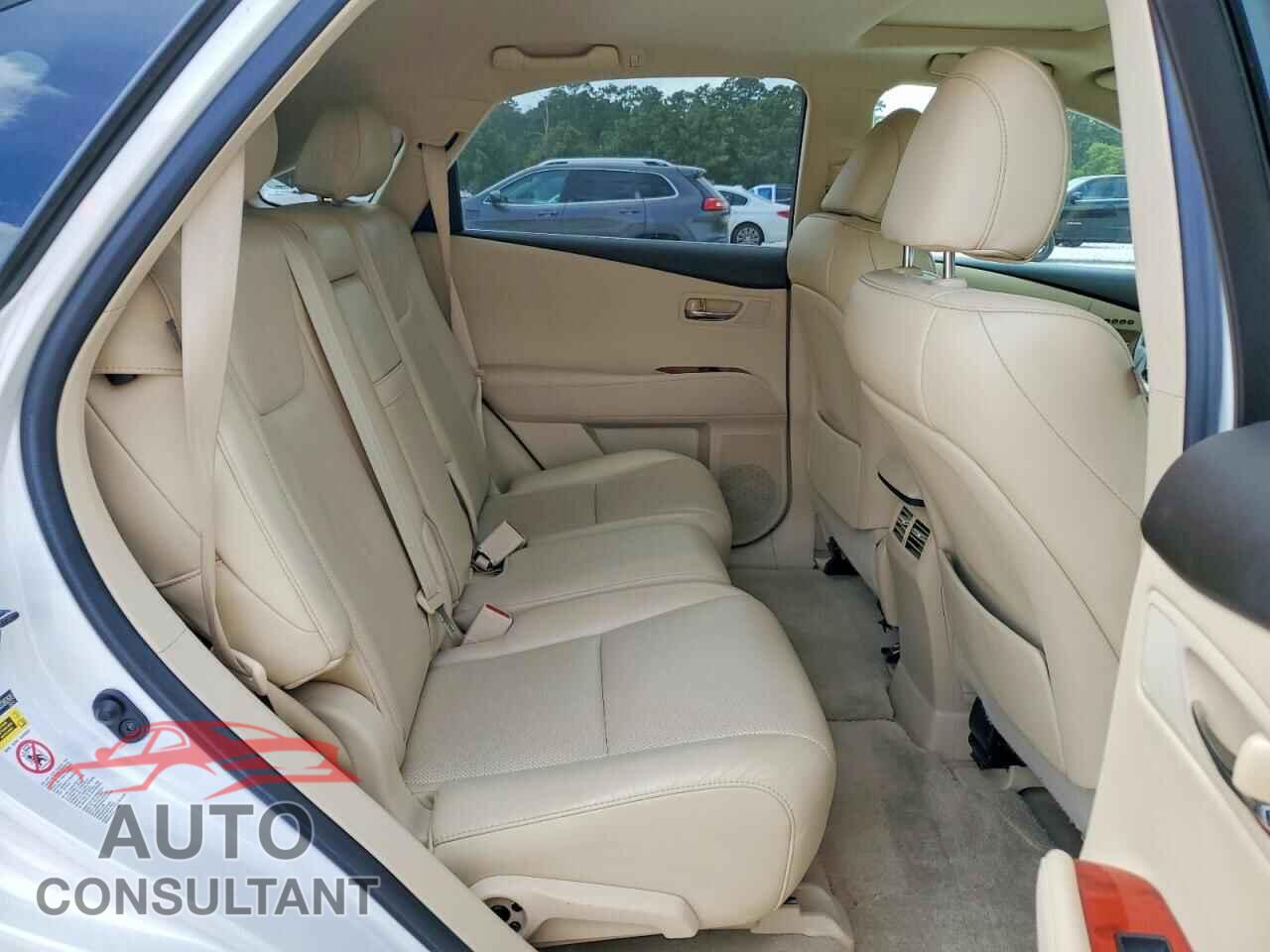 LEXUS RX350 2012 - 2T2ZK1BA0CC082685