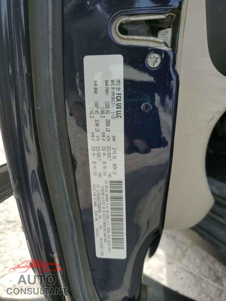 DODGE CARAVAN 2015 - 2C4RDGBG7FR688768