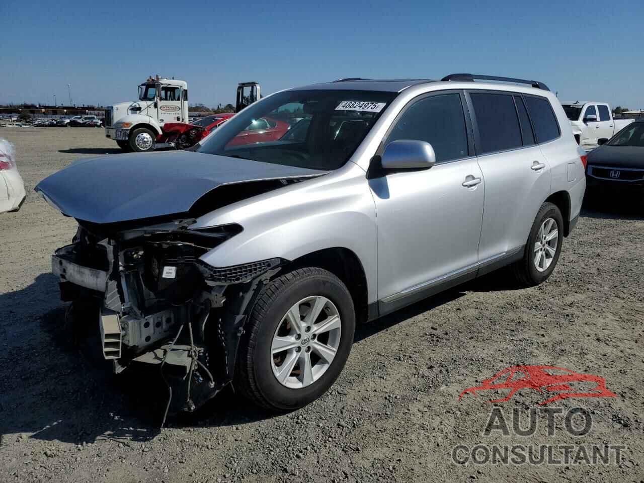 TOYOTA HIGHLANDER 2012 - 5TDBK3EHXCS128394