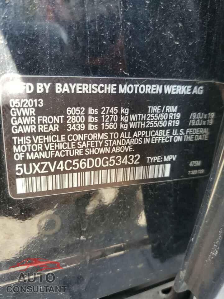 BMW X5 2013 - 5UXZV4C56D0G53432