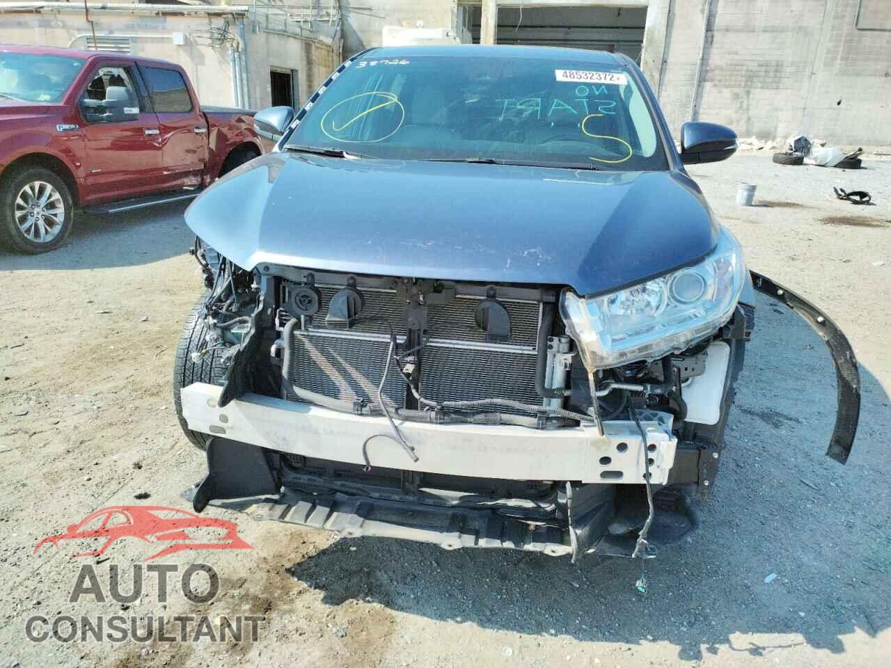 TOYOTA HIGHLANDER 2019 - 5TDBGRFH8KS063322