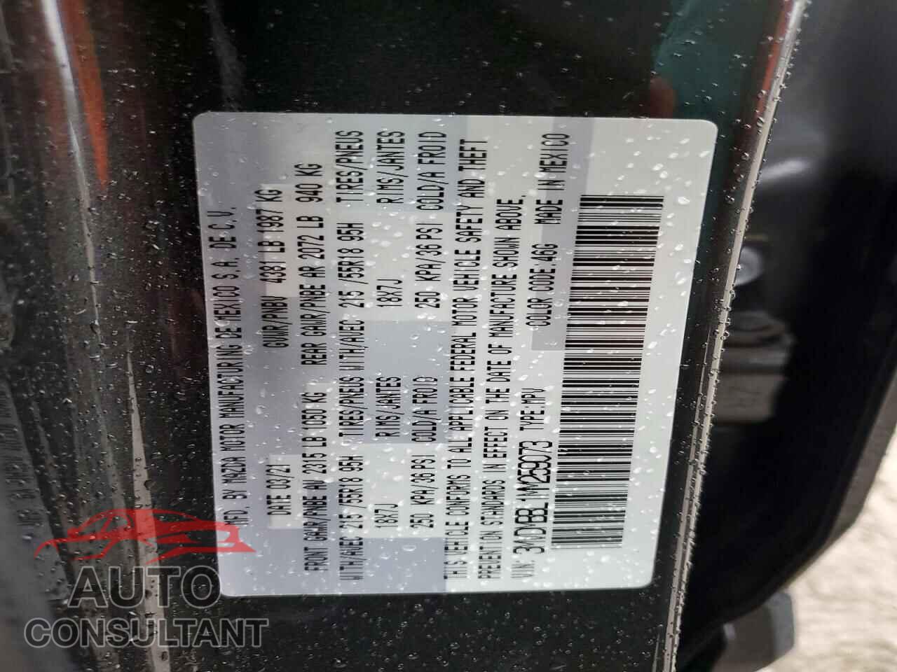 MAZDA CX30 2021 - 3MVDMBBL1MM259073