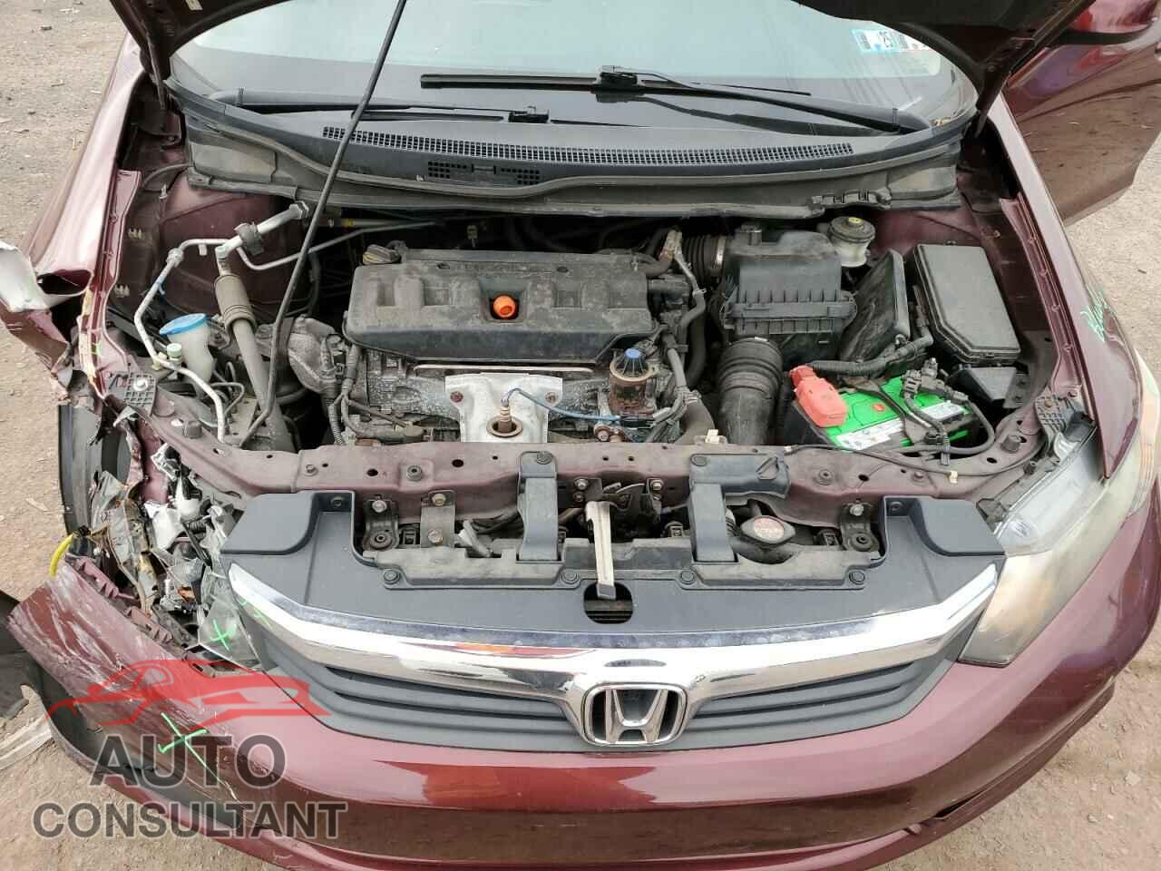 HONDA CIVIC 2012 - 19XFB2F90CE335051