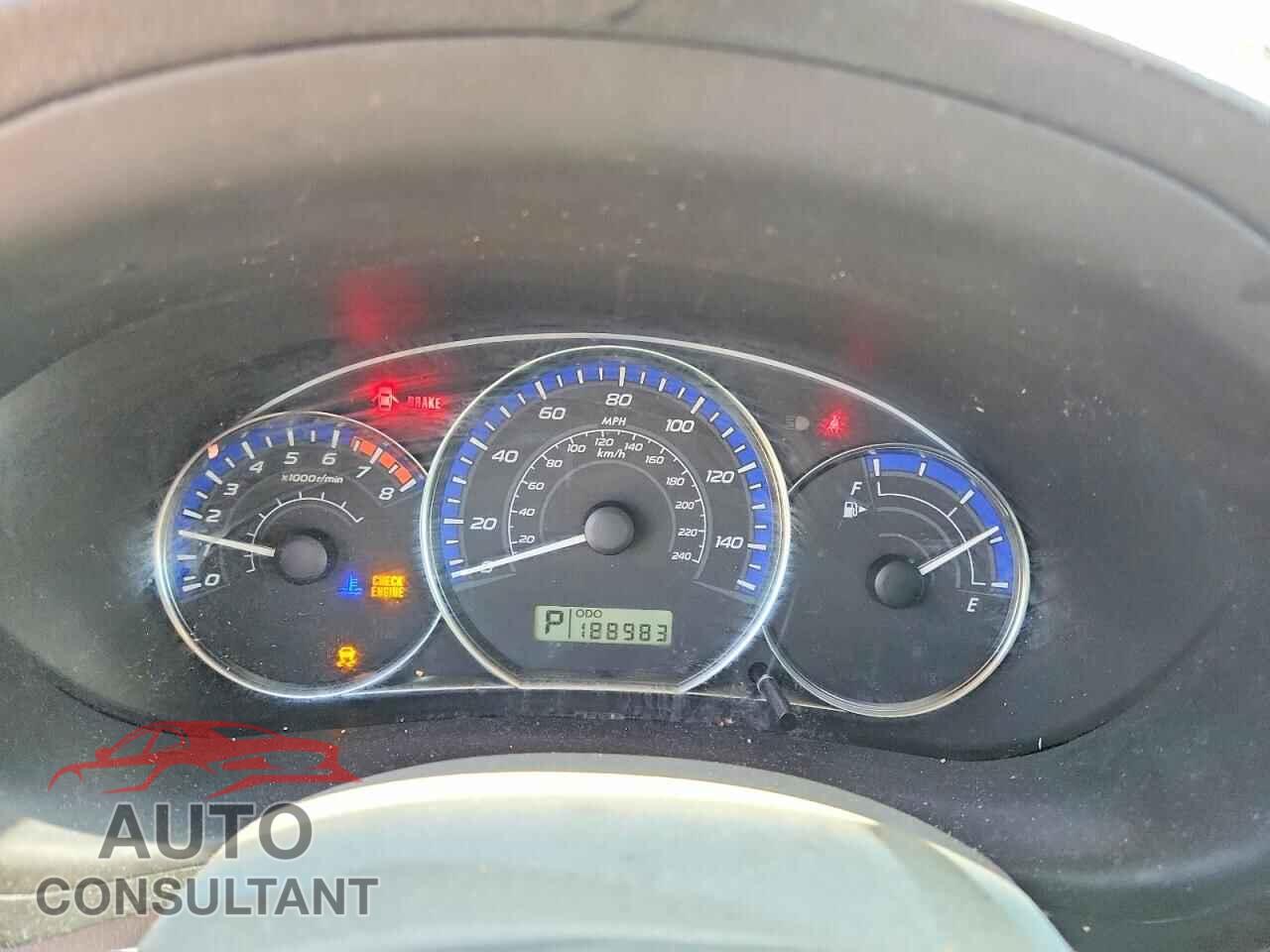 SUBARU FORESTER 2011 - JF2SHAEC8BH718864
