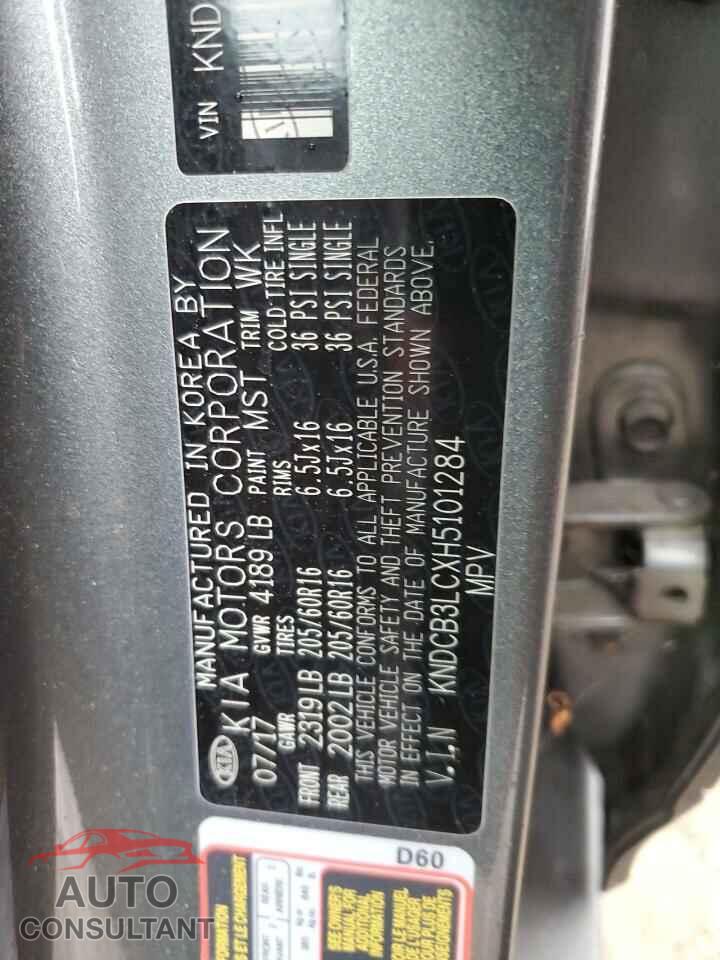 KIA NIRO 2017 - KNDCB3LCXH5101284