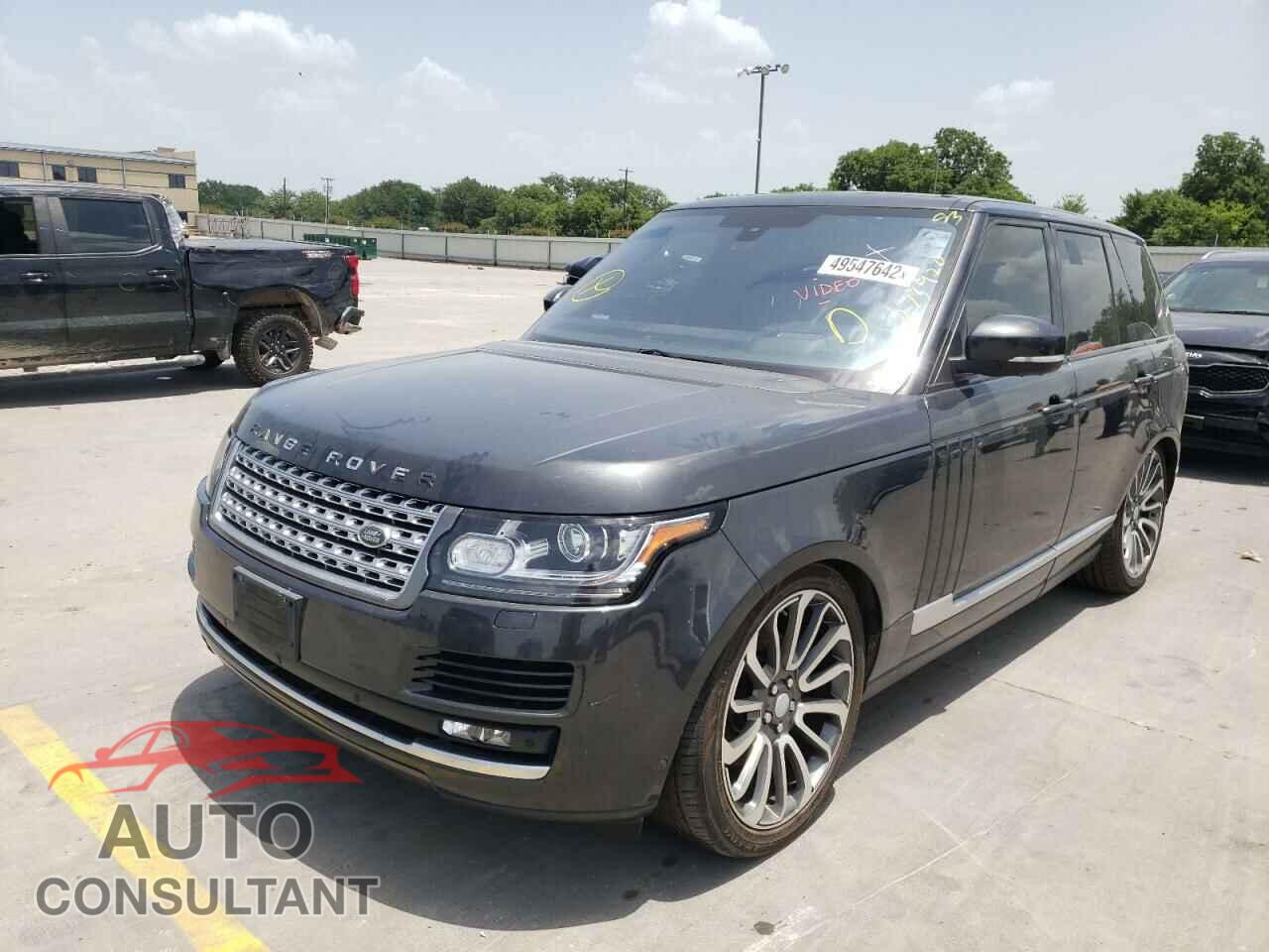 LAND ROVER RANGEROVER 2016 - SALGS2KFXGA273420