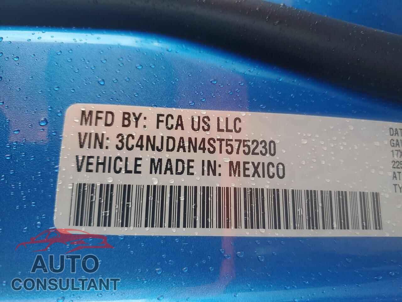 JEEP COMPASS 2025 - 3C4NJDAN4ST575230