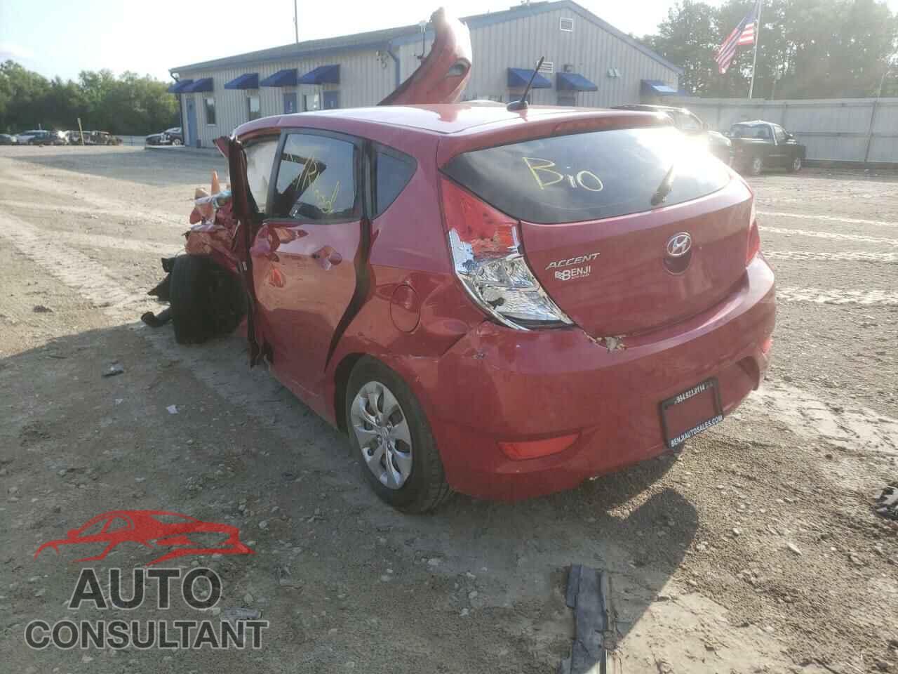 HYUNDAI ACCENT 2017 - KMHCT5AE2HU334607