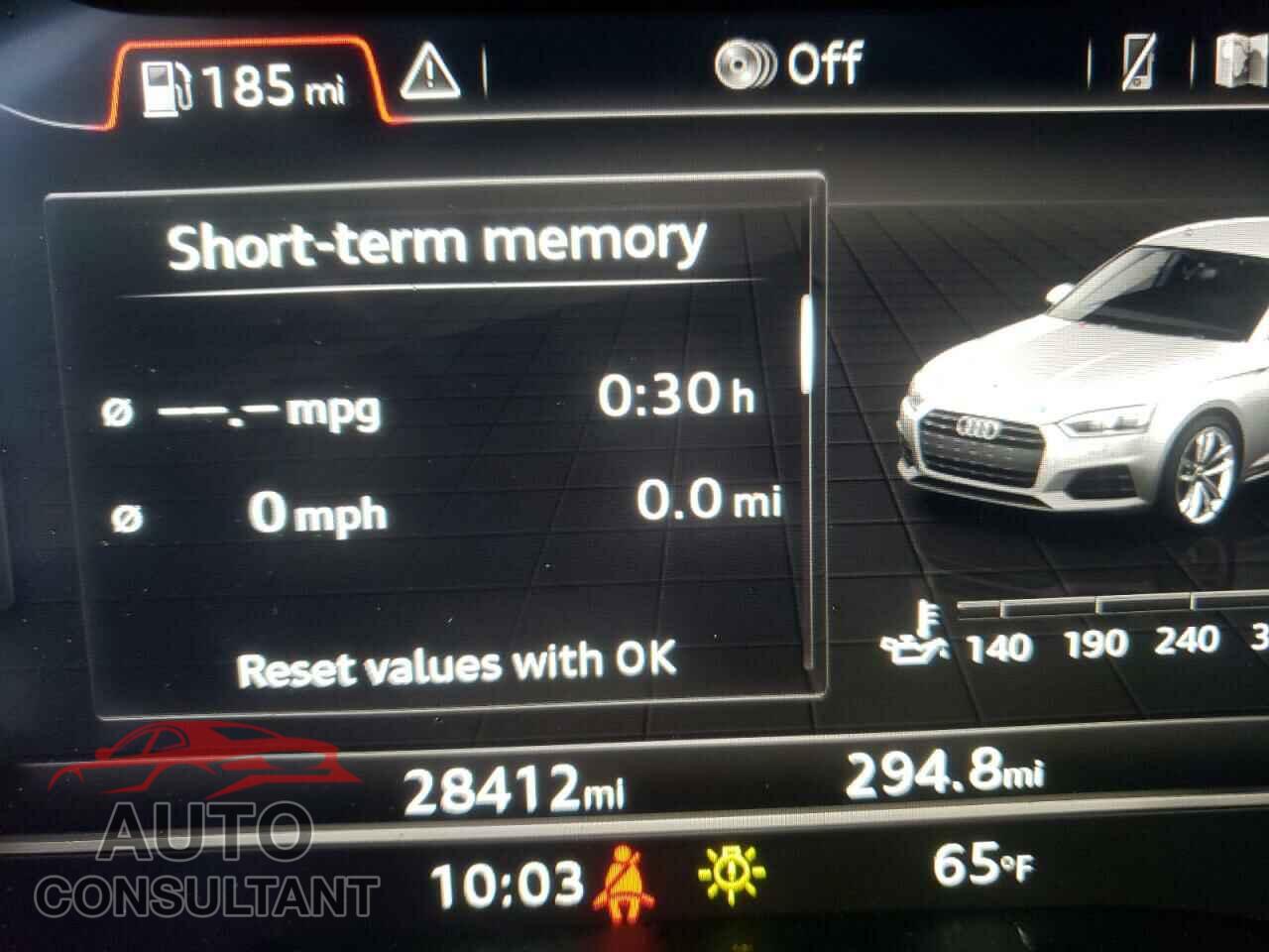 AUDI A5 2018 - WAUENCF52JA051875