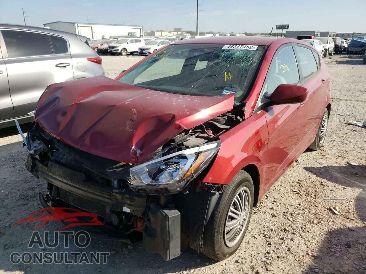 HYUNDAI ACCENT 2017 - KMHCT5AE8HU360127