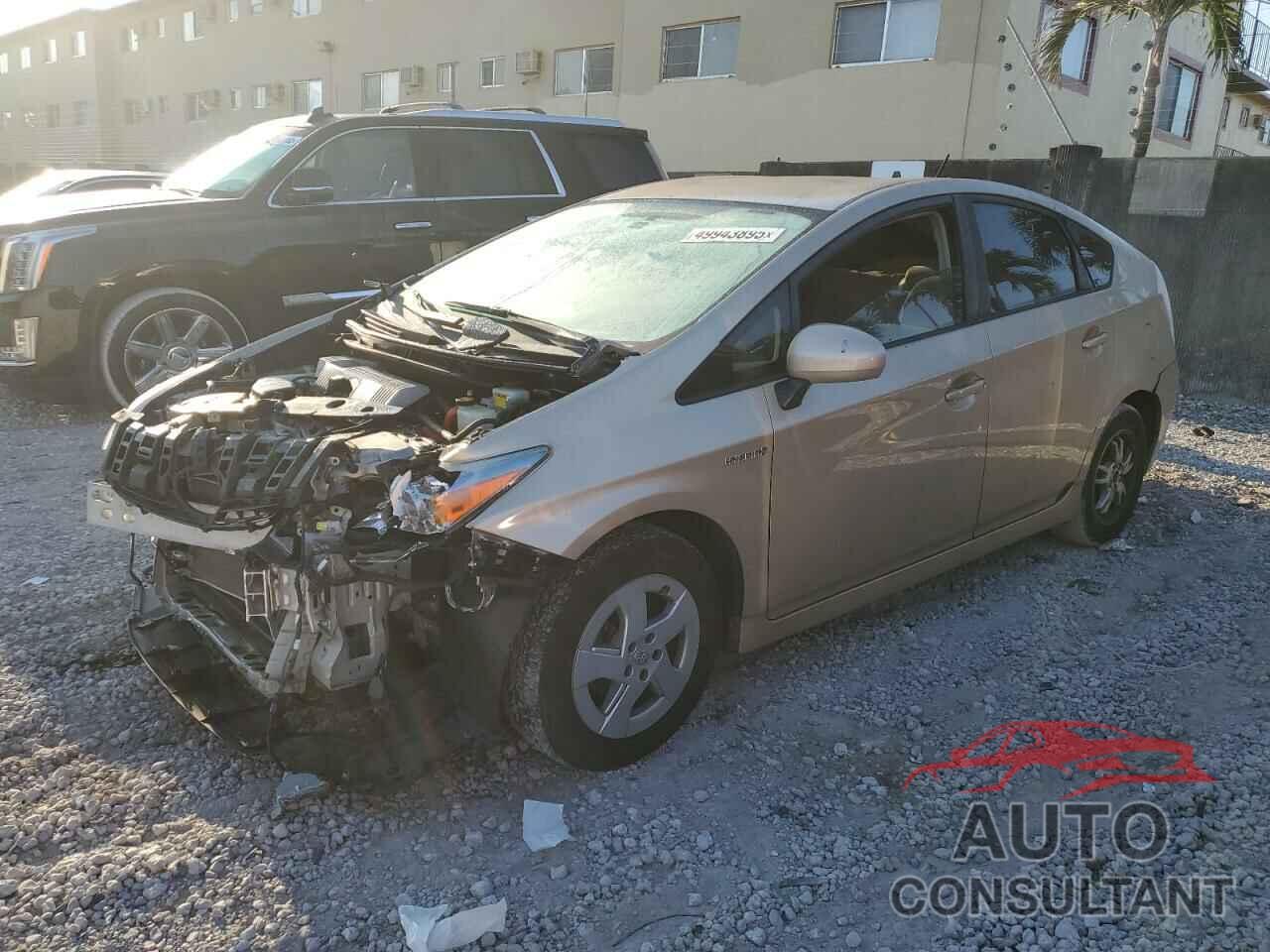 TOYOTA PRIUS 2010 - JTDKN3DUXA1116827