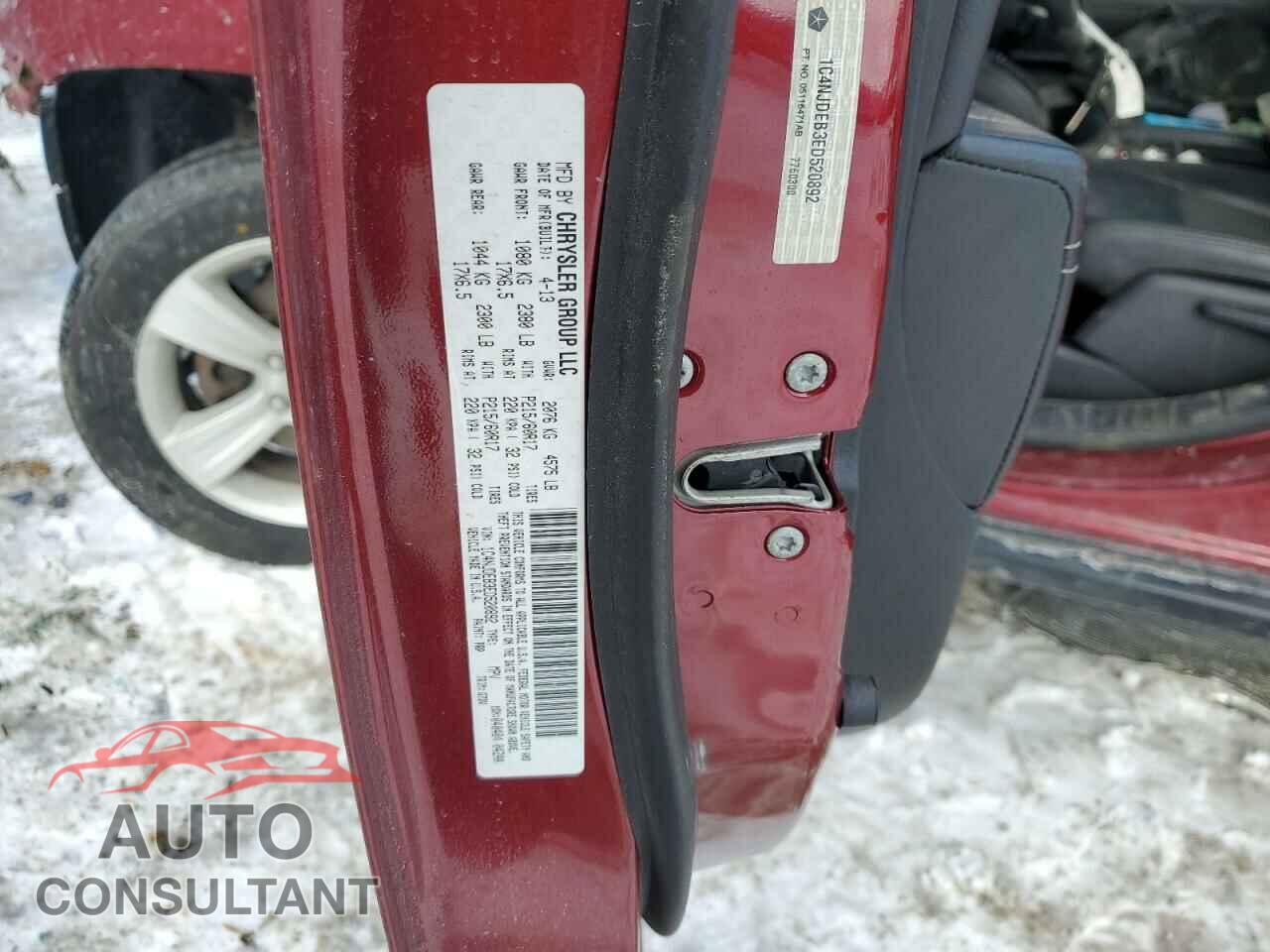 JEEP COMPASS 2014 - 1C4NJDEB3ED520892