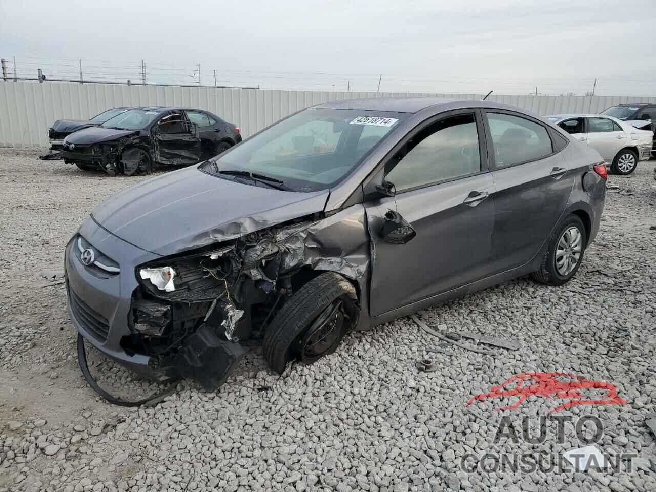 HYUNDAI ACCENT 2017 - KMHCT4AE6HU293313