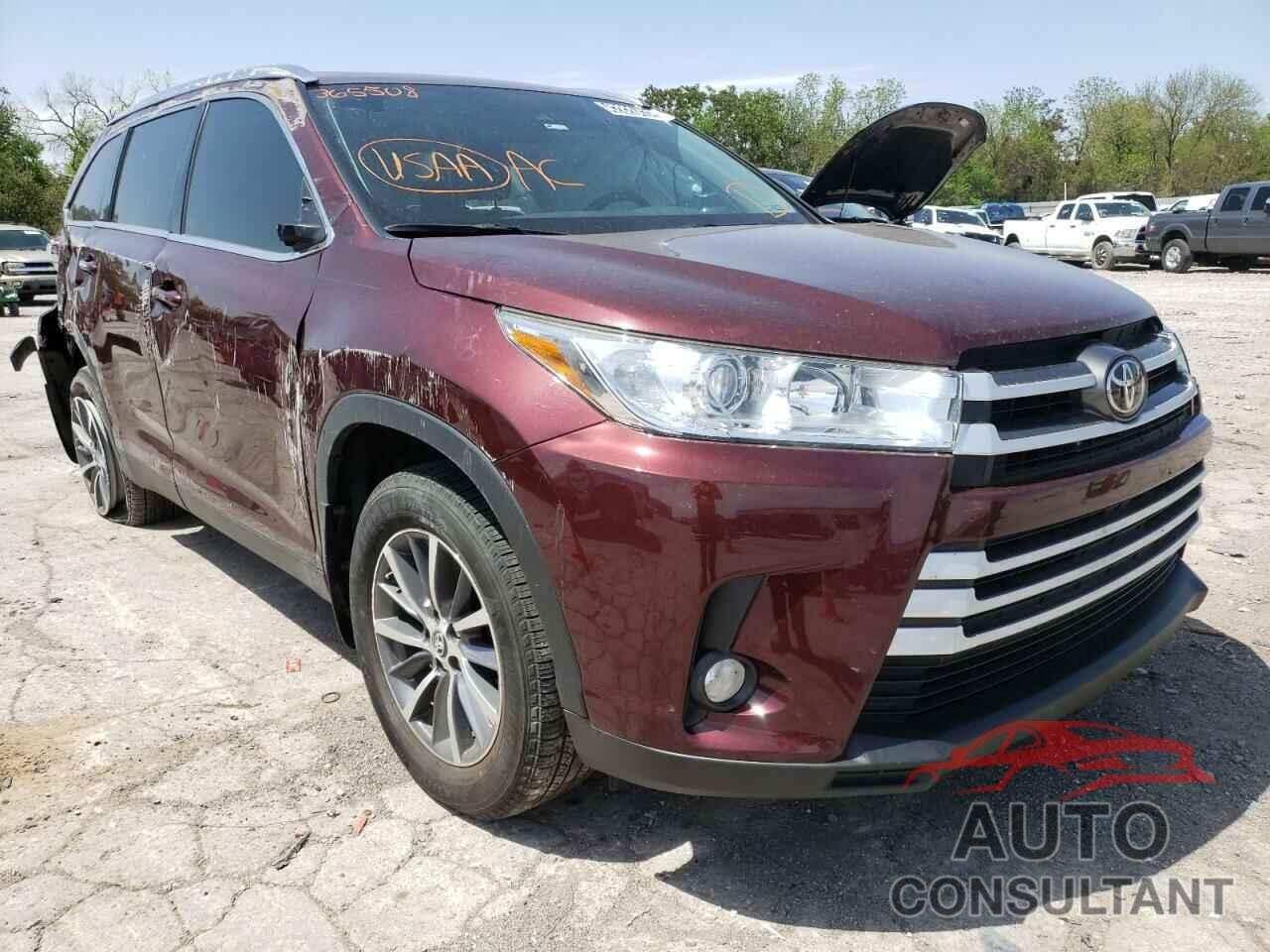 TOYOTA HIGHLANDER 2019 - 5TDKZRFH6KS365508