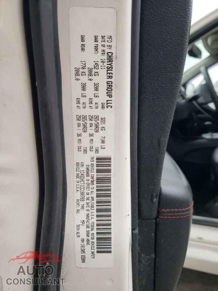 DODGE DURANGO 2012 - 1C4SDHCT1CC180769