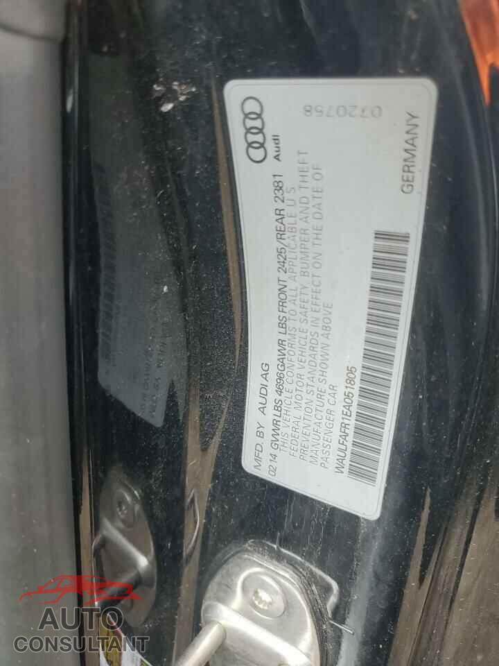 AUDI A5 2014 - WAULFAFR1EA051805