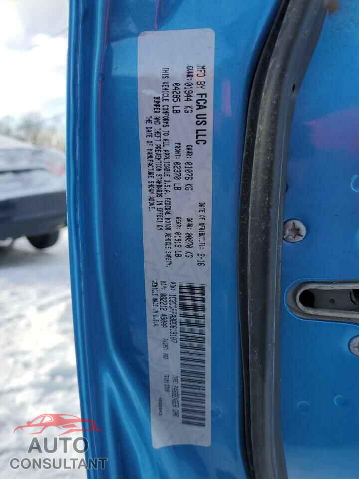 DODGE DART 2016 - 1C3CDFFA8GD819107
