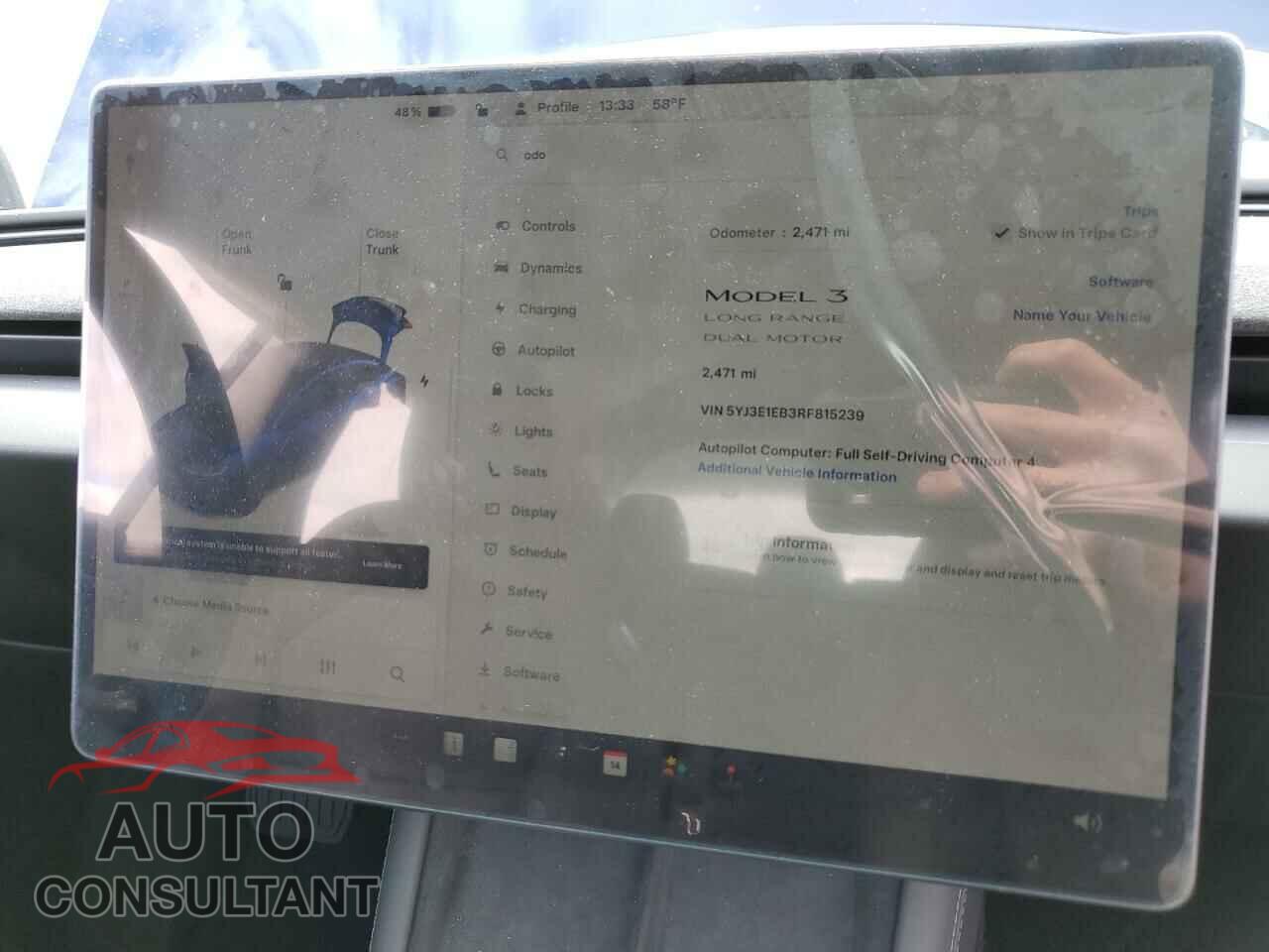 TESLA MODEL 3 2024 - 5YJ3E1EB3RF815239