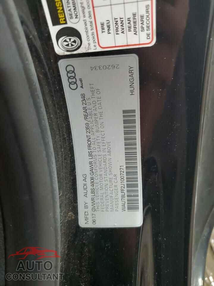 AUDI A3 2018 - WAU78LFF2J1007271