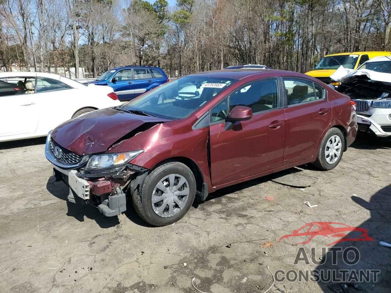 HONDA CIVIC 2013 - 2HGFB2F55DH527165