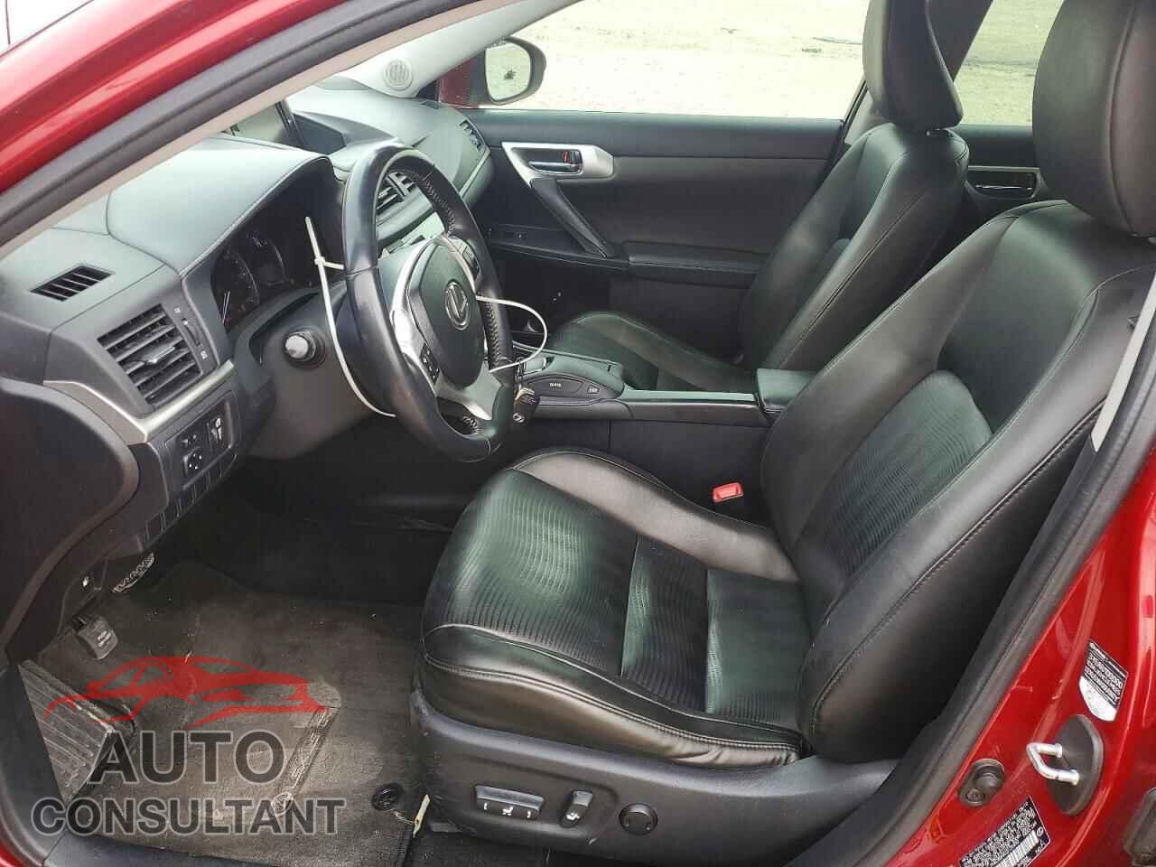 LEXUS CT 200 2012 - JTHKD5BHXC2120490