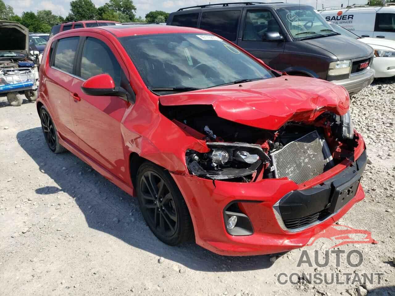 CHEVROLET SONIC 2018 - 1G1JD6SB3J4106438