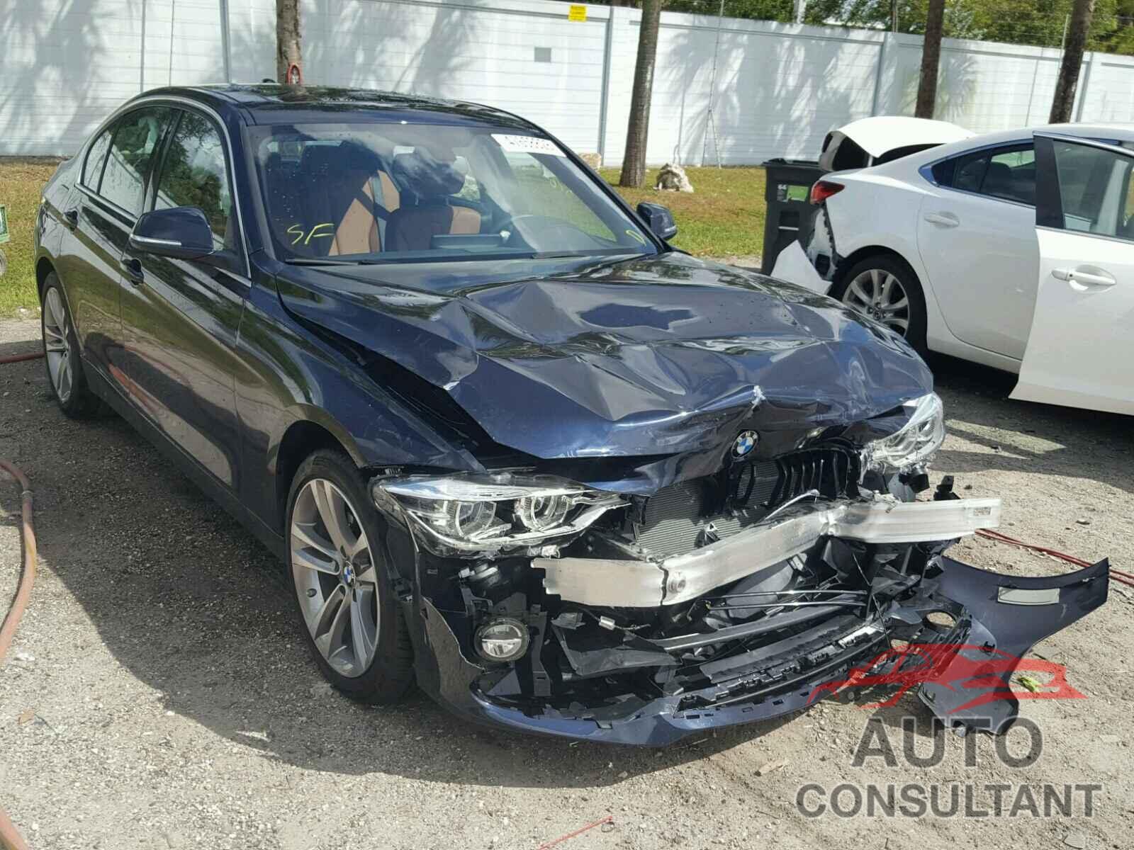 BMW 3 SERIES 2017 - WBA8B9G39HNU53966