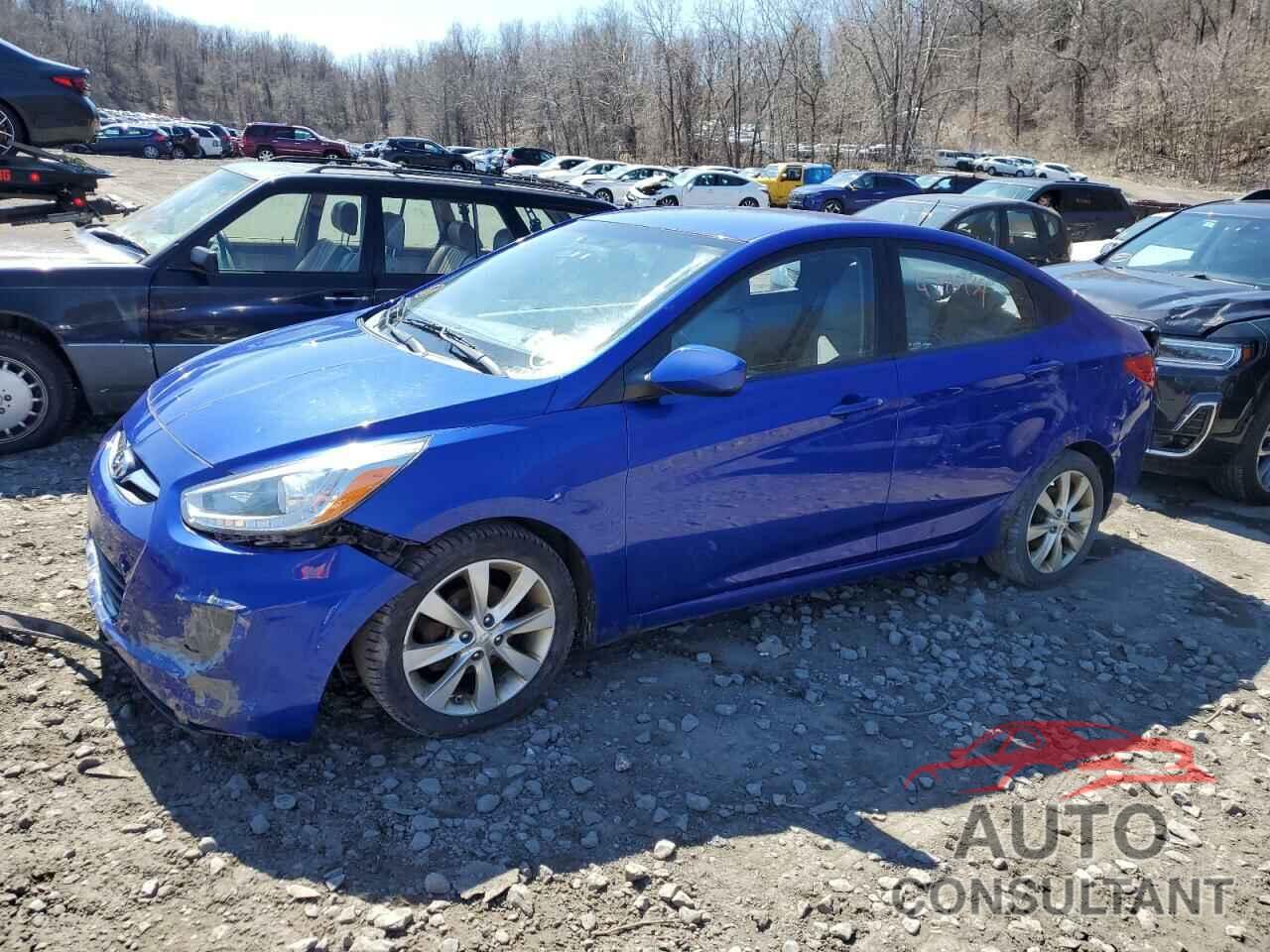 HYUNDAI ACCENT 2014 - KMHCU4AE8EU617841
