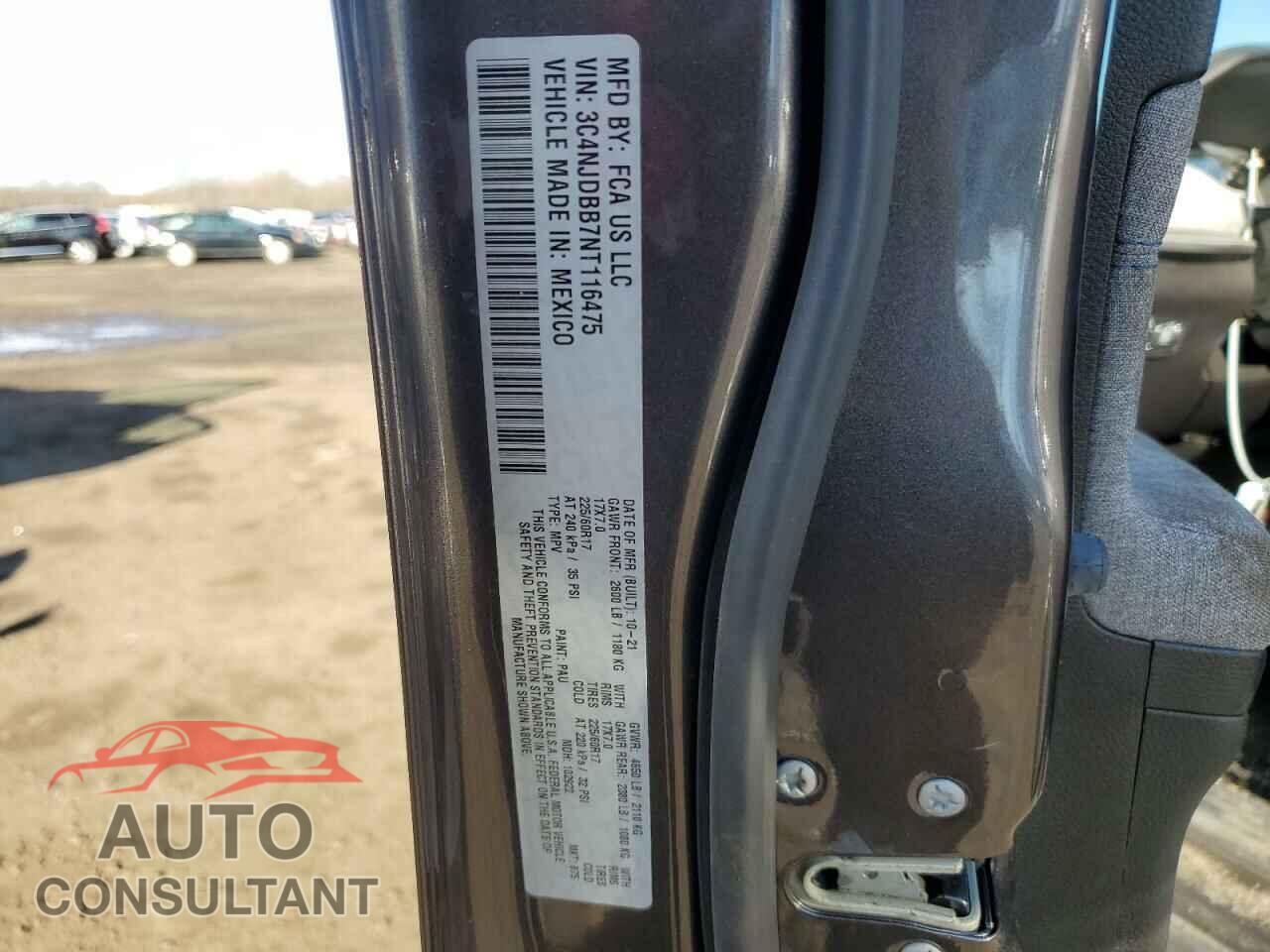 JEEP COMPASS 2022 - 3C4NJDBB7NT116475
