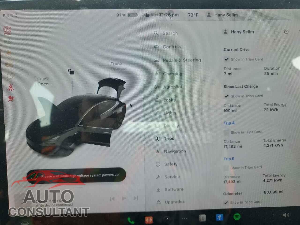 TESLA MODEL 3 2019 - 5YJ3E1EA7KF325254
