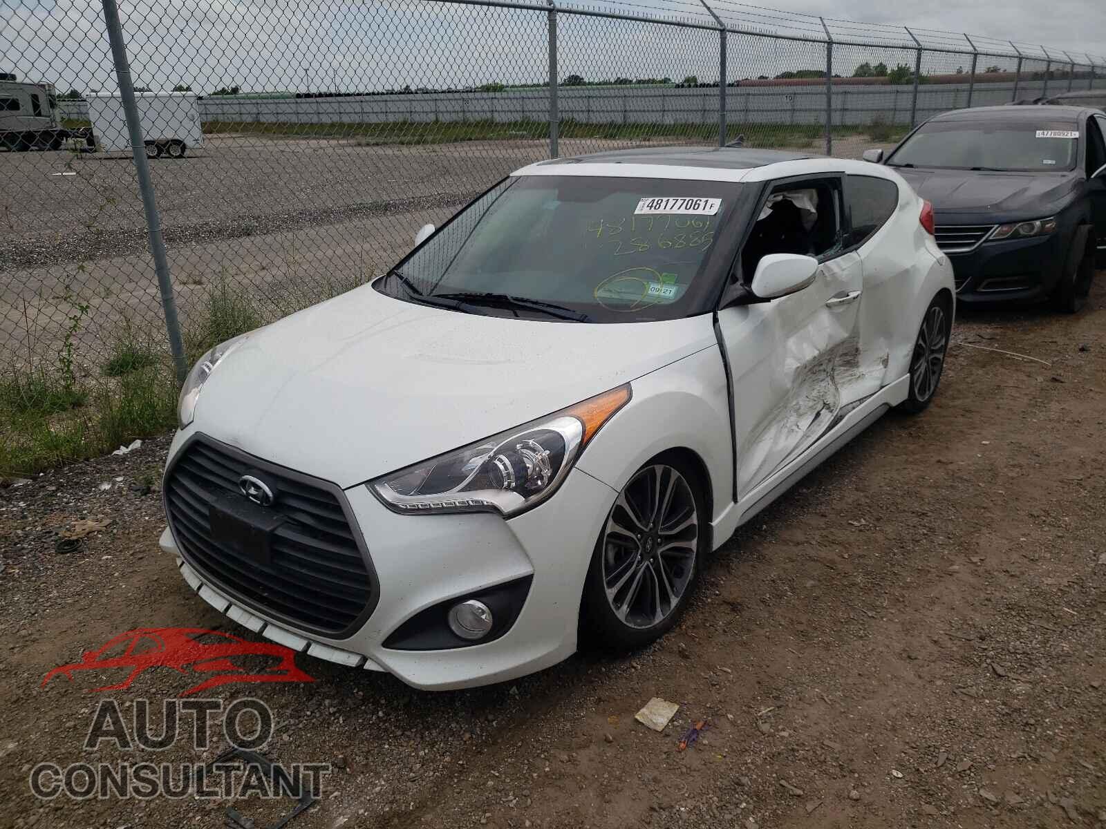 HYUNDAI VELOSTER 2016 - KMHTC6AE2GU286885