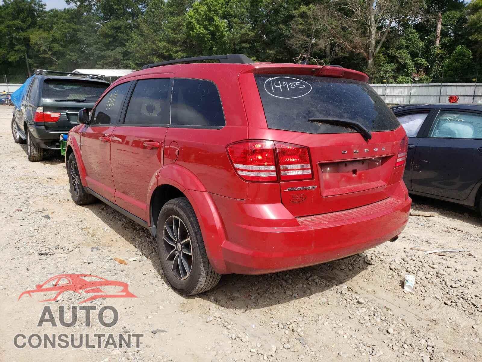 DODGE JOURNEY 2018 - 3C4PDCAB2JT528101