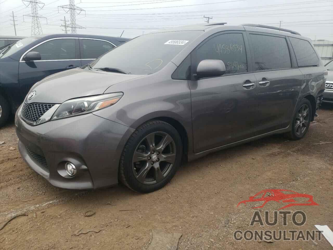 TOYOTA SIENNA 2017 - 5TDXZ3DC9HS769471