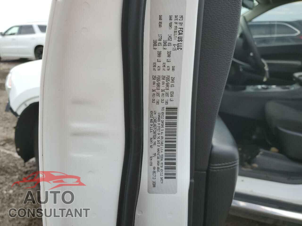 DODGE DURANGO 2015 - 1C4RDJAG7FC907834