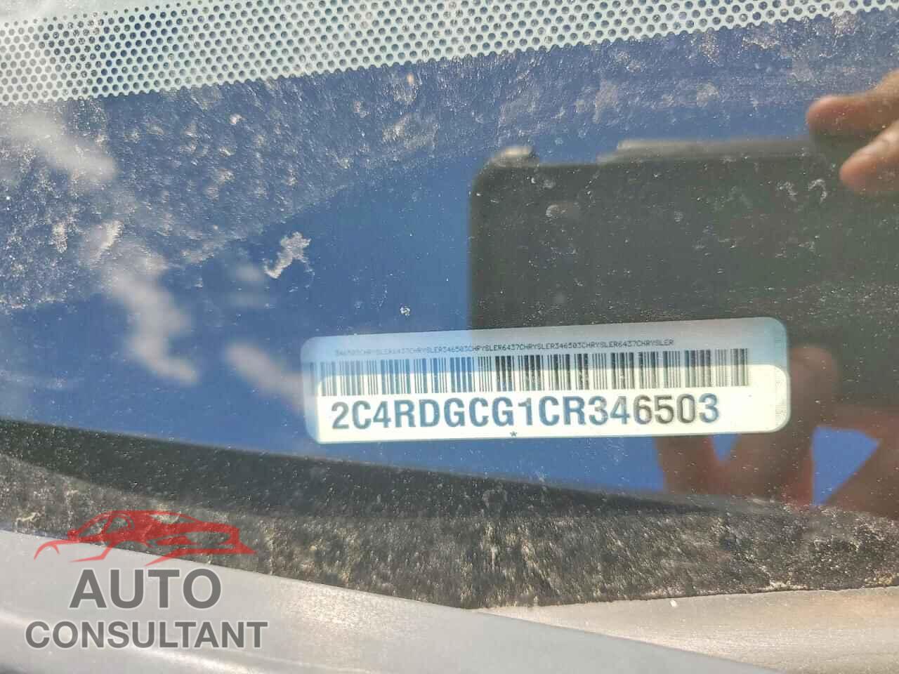 DODGE CARAVAN 2012 - 2C4RDGCG1CR346503