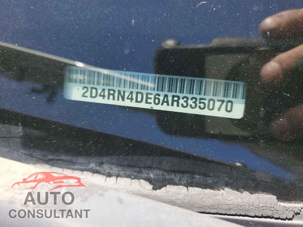 DODGE CARAVAN 2010 - 2D4RN4DE6AR335070