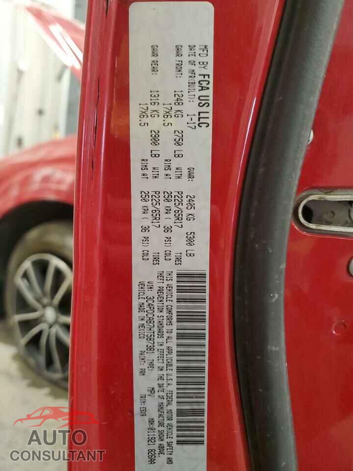 DODGE JOURNEY 2017 - 3C4PDCAB7HT587381