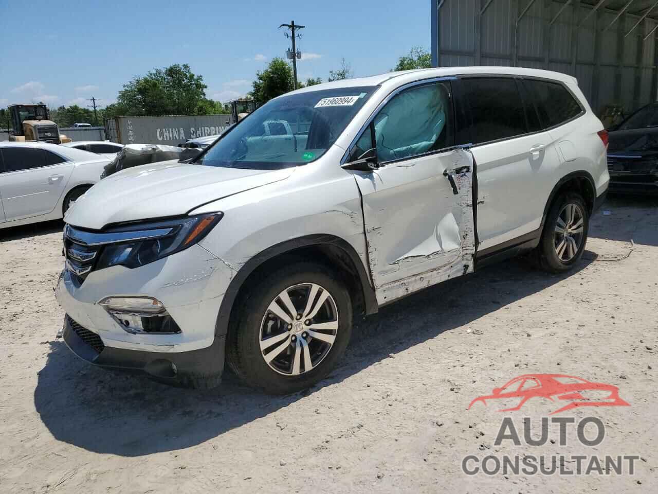 HONDA PILOT 2017 - 5FNYF5H68HB013342