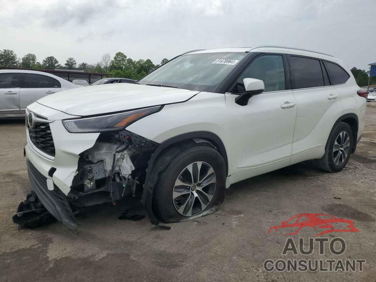 TOYOTA HIGHLANDER 2021 - 5TDGZRAH0MS045262