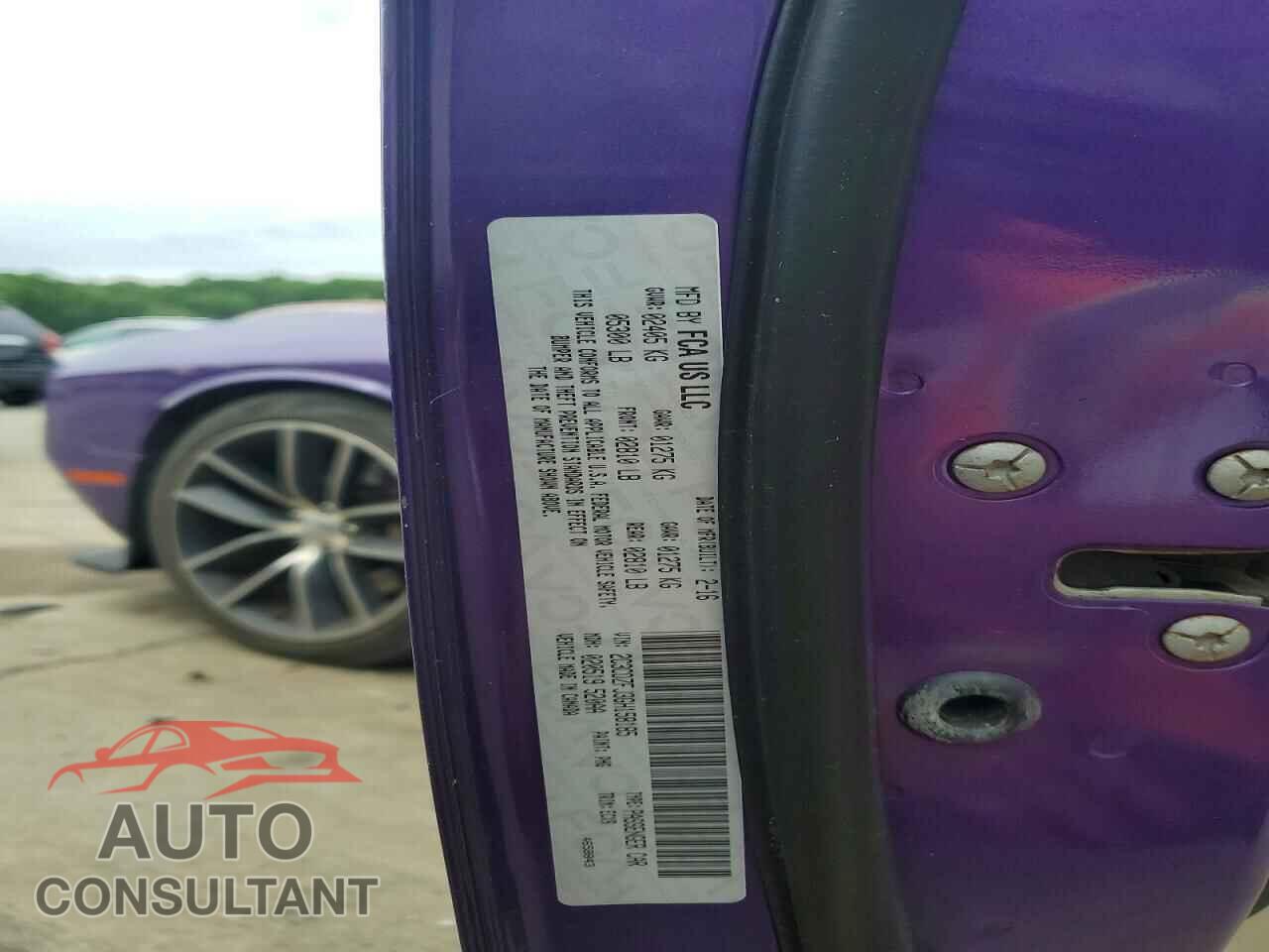 DODGE CHALLENGER 2016 - 2C3CDZFJ3GH158185