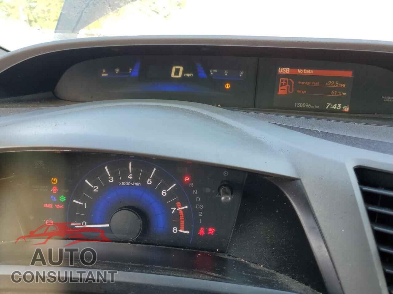 HONDA CIVIC 2012 - 19XFB2F52CE053944