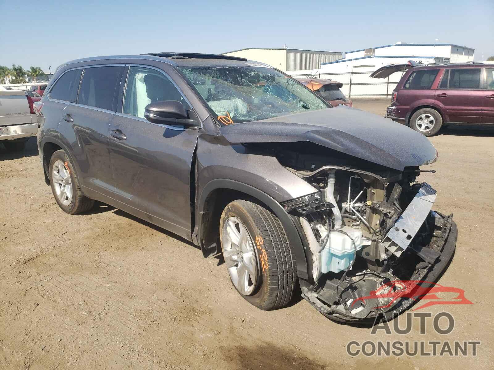 TOYOTA HIGHLANDER 2016 - 5TDDKRFH8GS271697