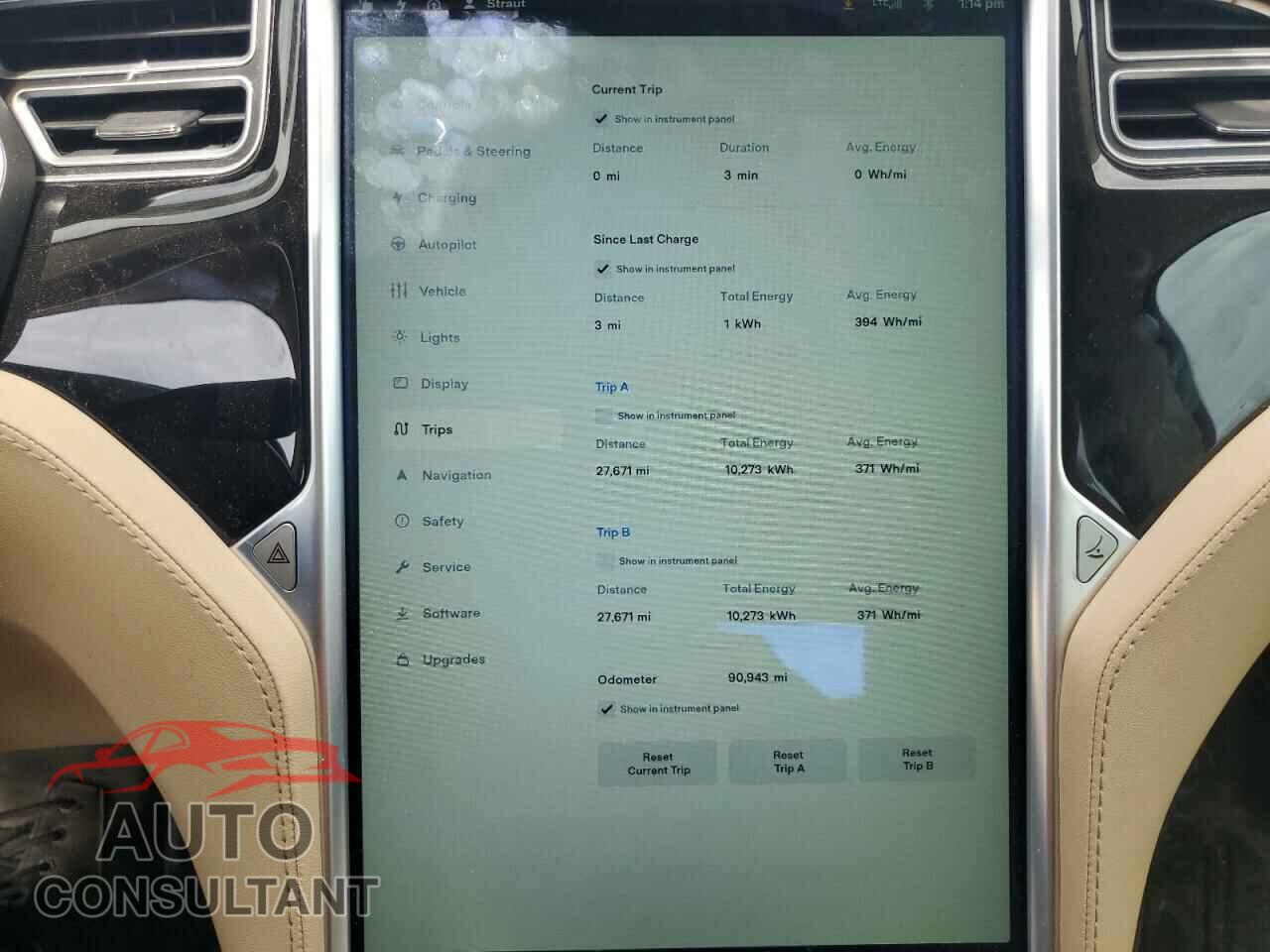 TESLA MODEL S 2014 - 5YJSA1H10EFP52864