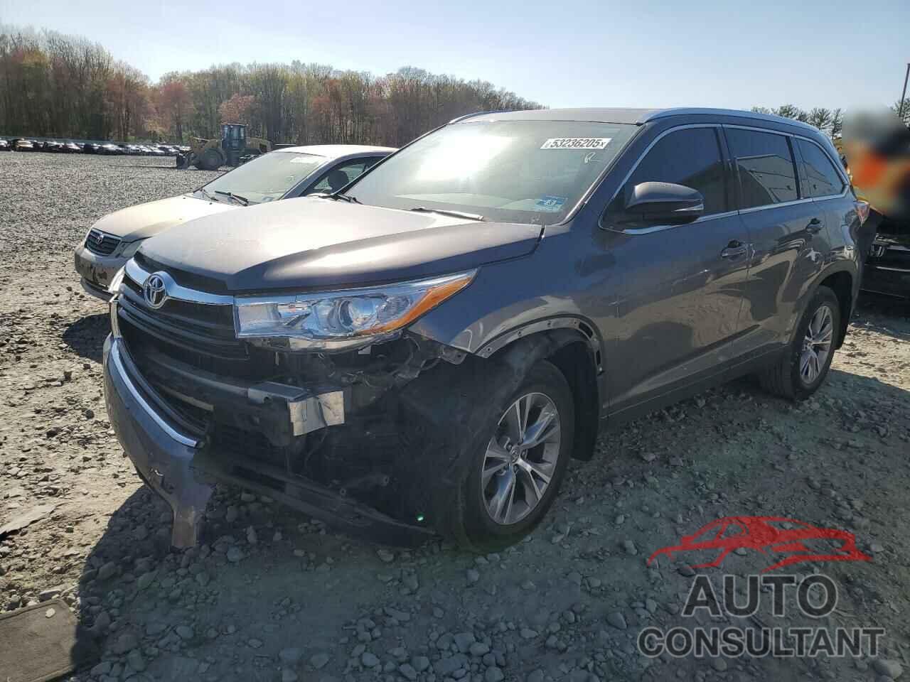 TOYOTA HIGHLANDER 2014 - 5TDJKRFH8ES024115