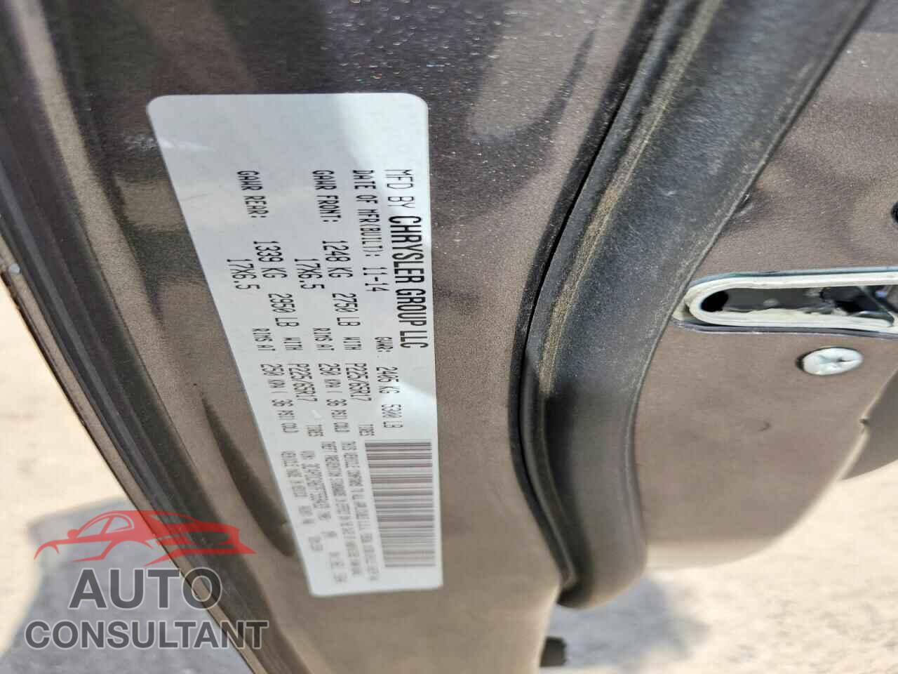DODGE JOURNEY 2015 - 3C4PDCAB7FT559433