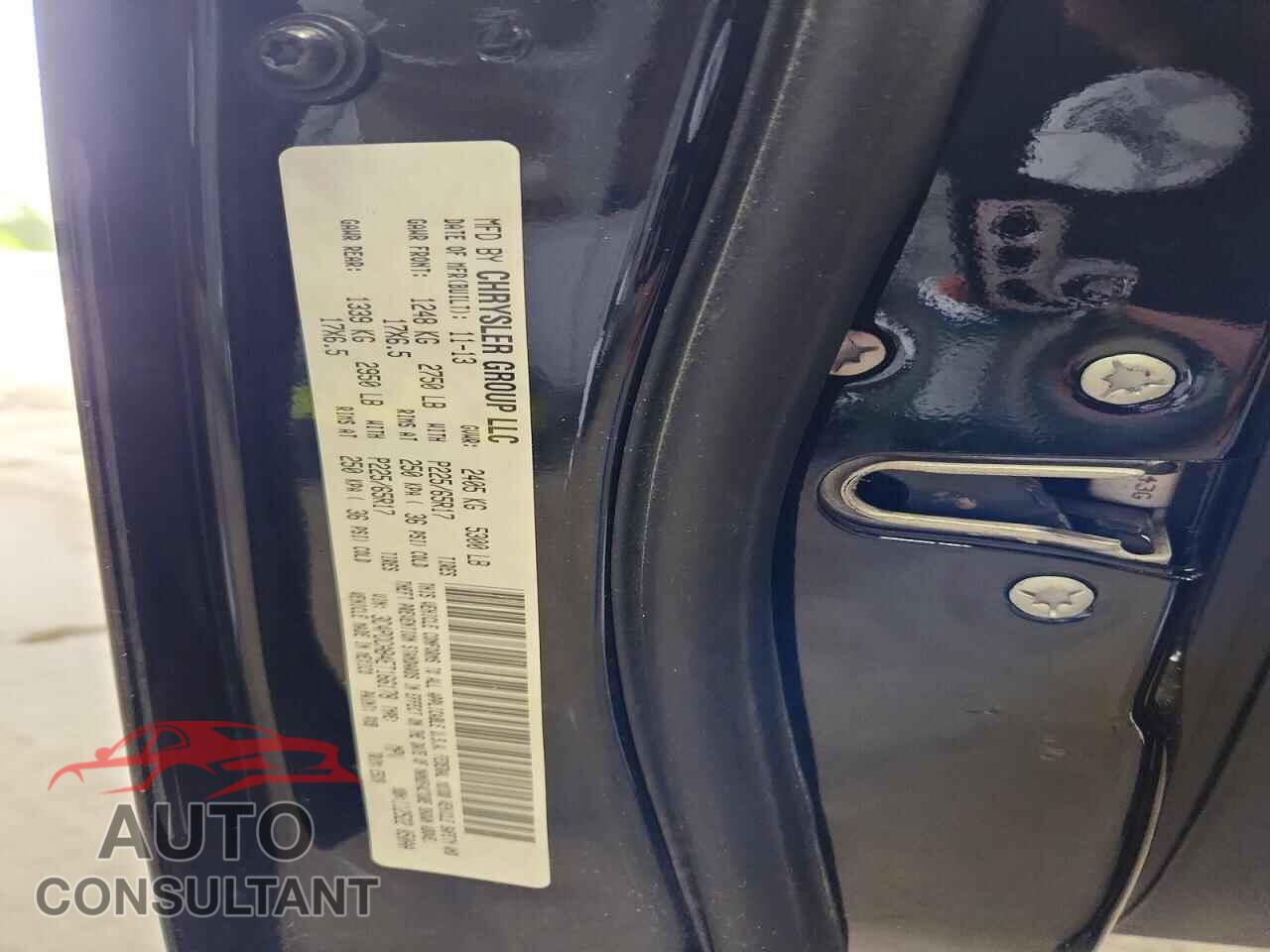 DODGE JOURNEY 2014 - 3C4PDCAB4ET166178