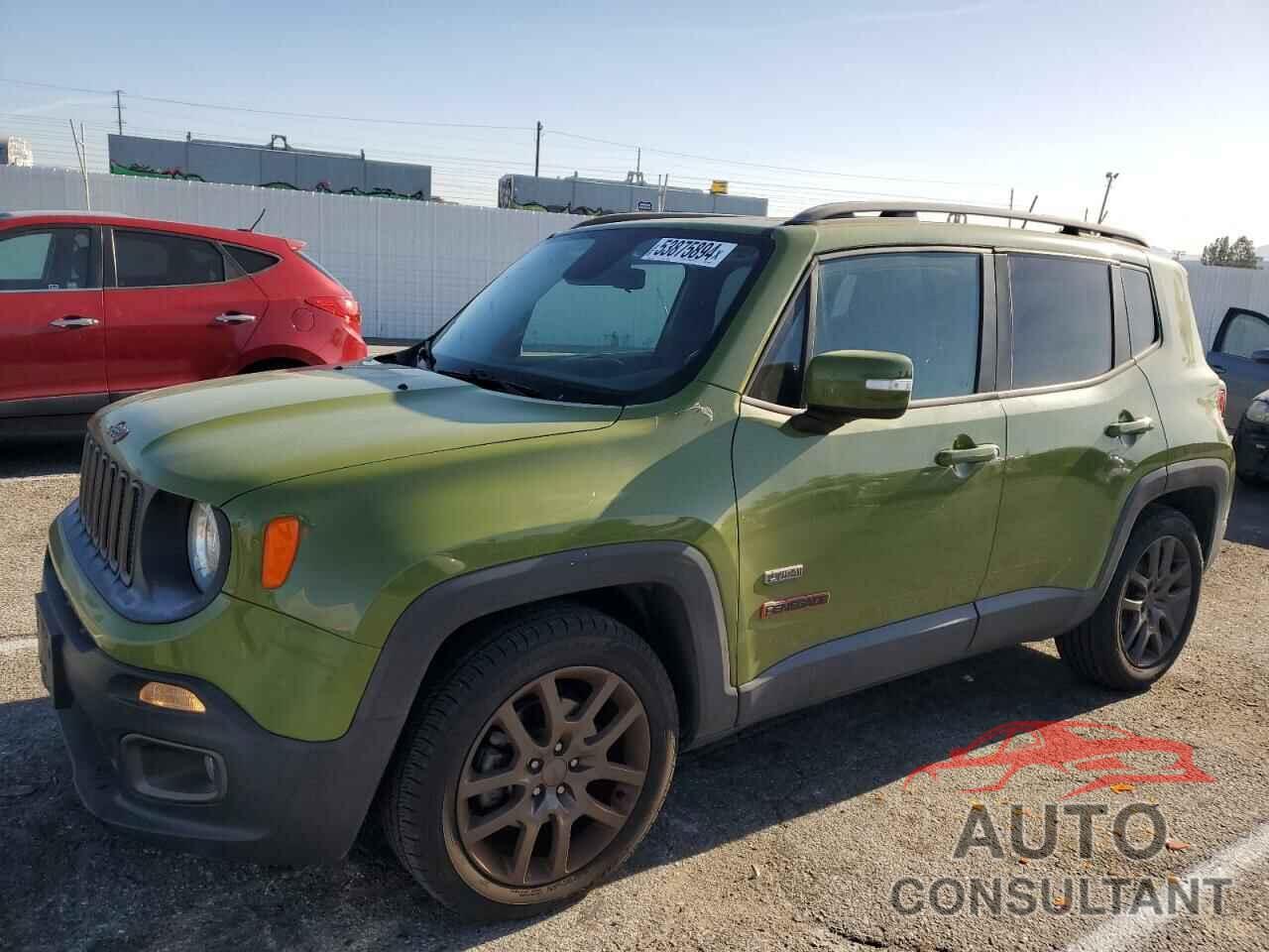 JEEP RENEGADE 2016 - ZACCJABW0GPD32428