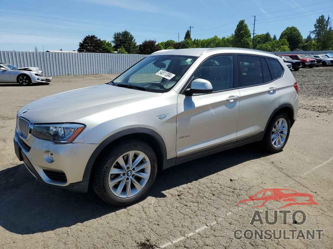 BMW X3 2016 - 5UXWX9C58G0D90200